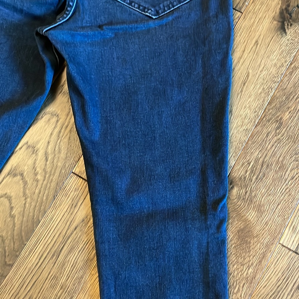 Express Women's Deep Blue High Rise Skinny Jeans - Picture 14 of 16